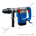 ЗУБР 45 мм, 1350 Вт, АВТ, перфоратор SDS-Max, Профессионал (ЗПМ-45-1350 ЭВ)