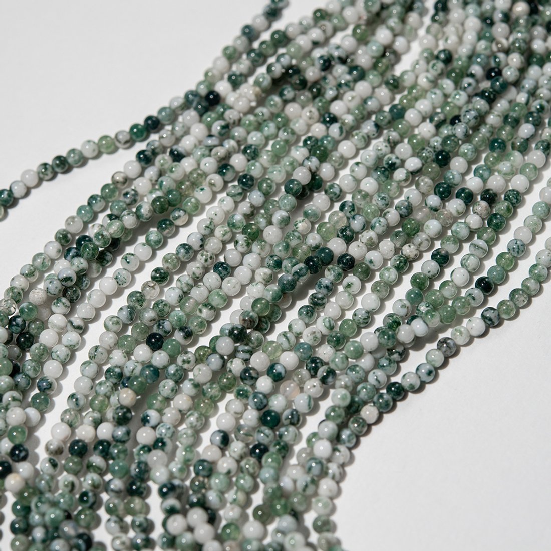 Моховой агат натуральный, шар 2,4мм