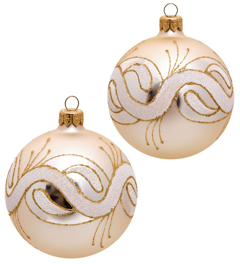 Элита НФШ-1220/1 Набор ел.украшений Шар 2шт «Радужный» 85 мм