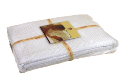 Плед детский 100х150 Luxberry Lux 1401 белый Португалия упаковка