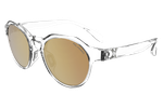 Спортивные очки HILX Feral Shiny Crystal / Gold Mirror Polarized Lens