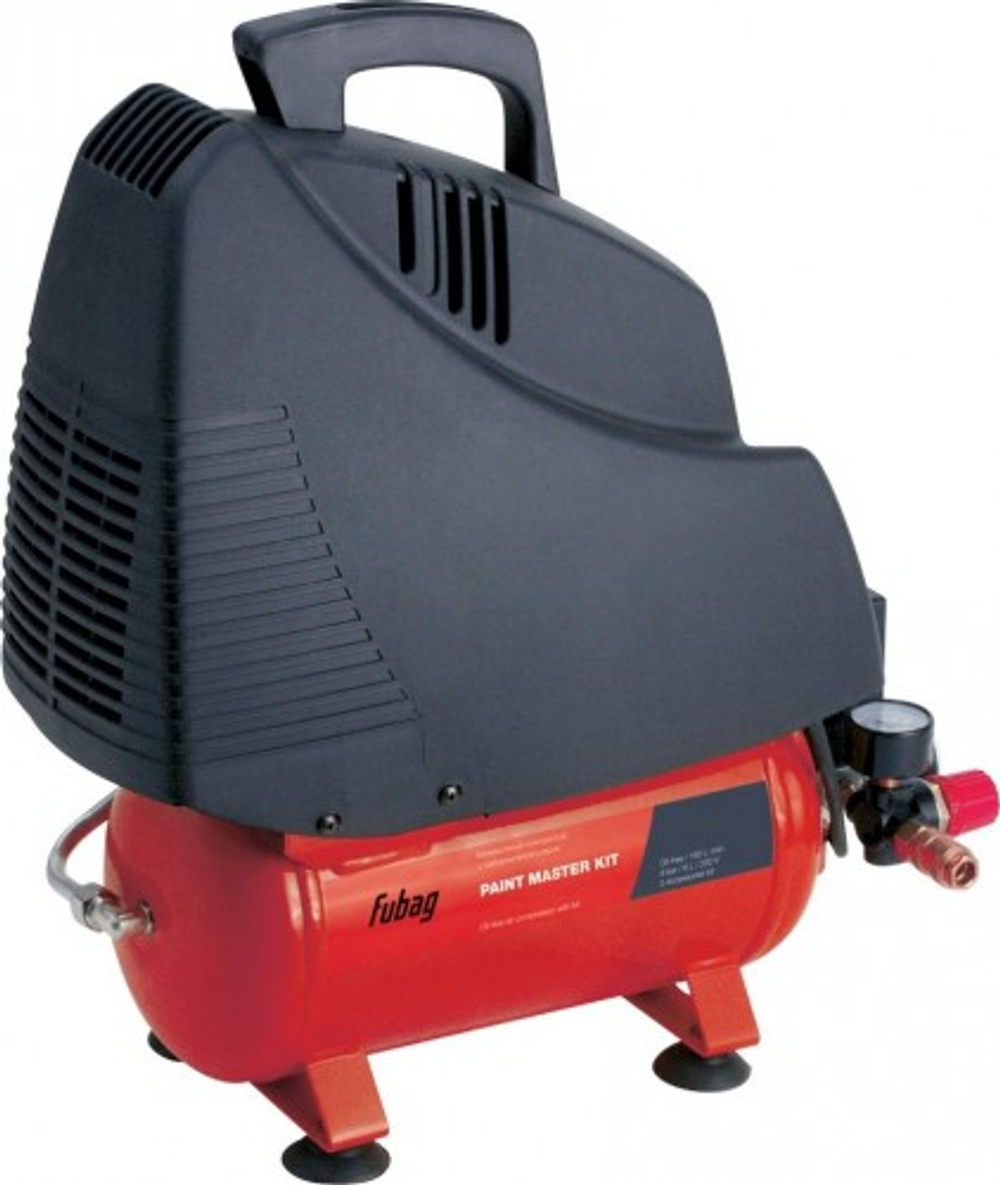 Компрессор поршневой безмасляный FUBAG PAINT MASTER KIT + набор из 3 предметов 646030