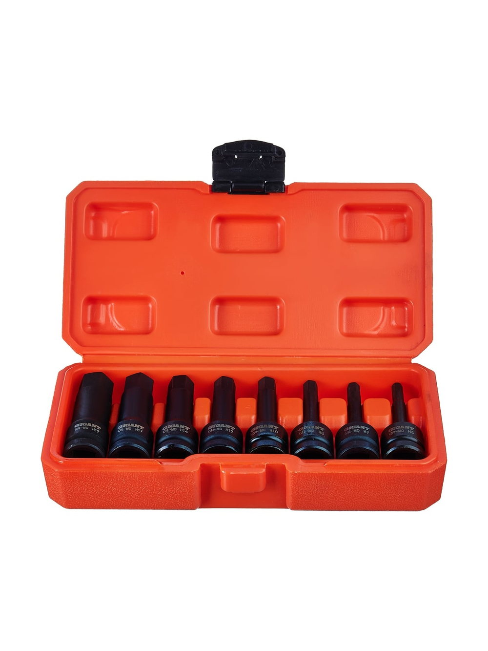 Набор головок ударных HEX, H6-H19, 8 шт, 1/2DR Gigant G-12H6H19