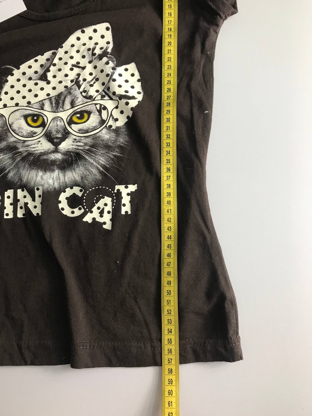 Футболка с принтом, визуально 42 размер