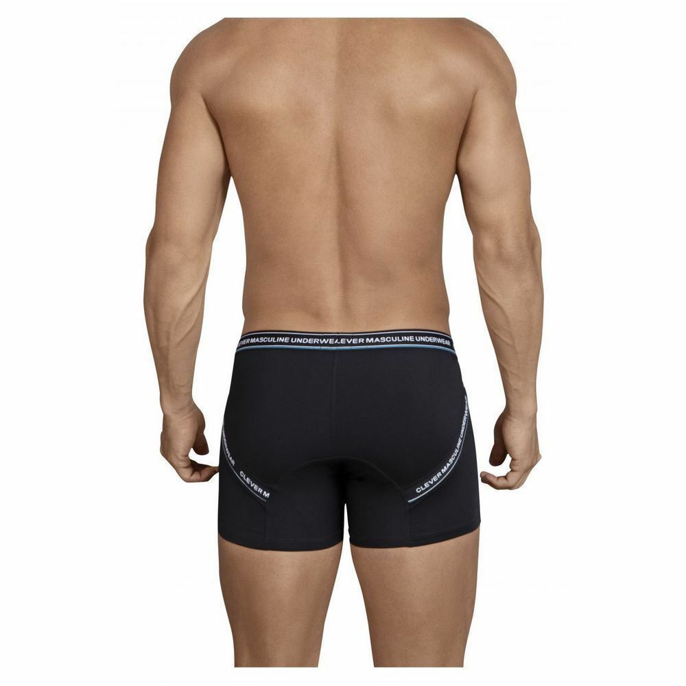 Мужские трусы боксеры черные Clever Kalderash Boxer 243911