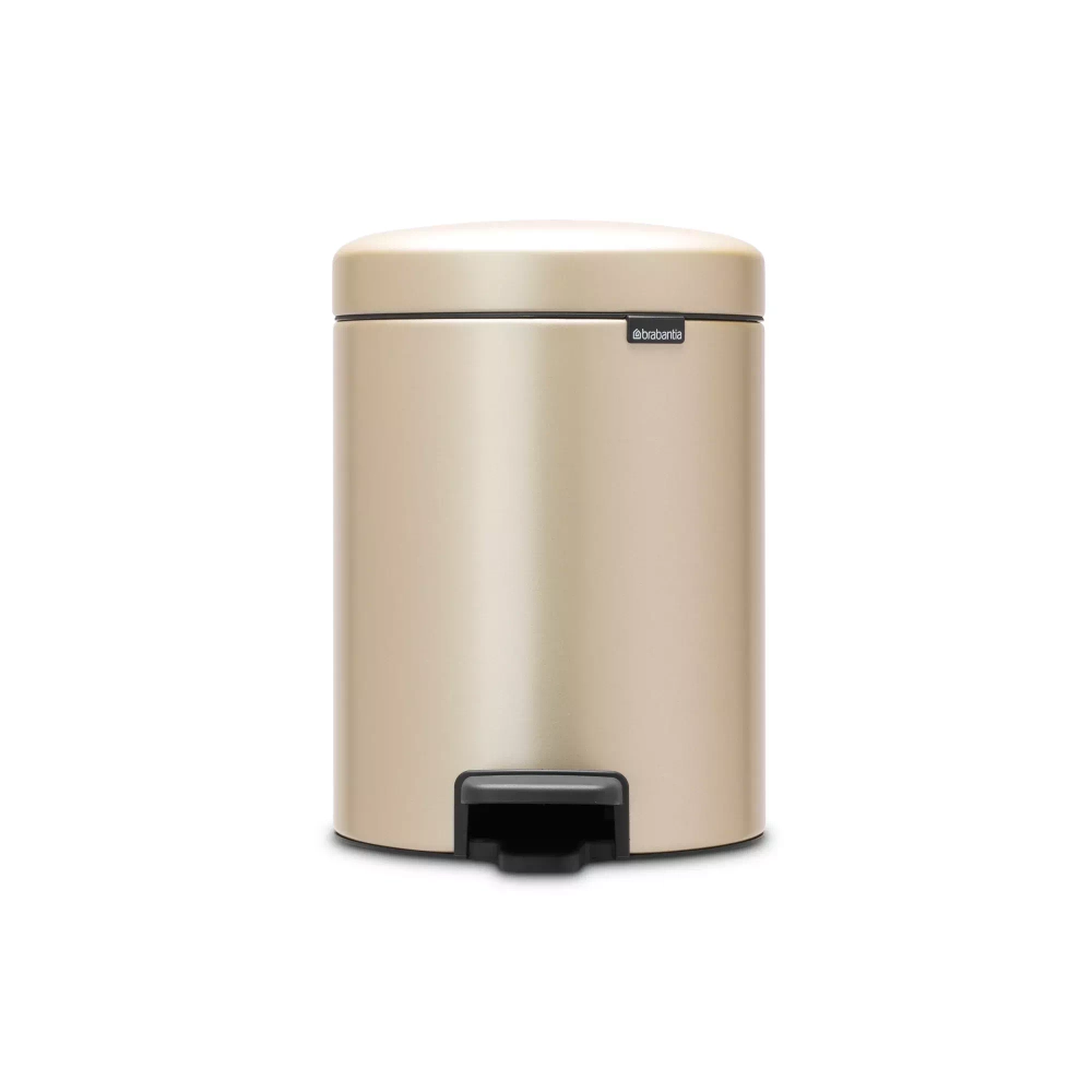 Brabantia - Контейнер для мусора NewIcon Metallic Gold 5л / артикул   304422  / GTIN 8710755304422