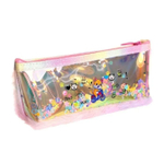 Пенал - косметичка Alingar, мех/голографика, молния, 90х200мм, "Щенки", ассорти (собачки)