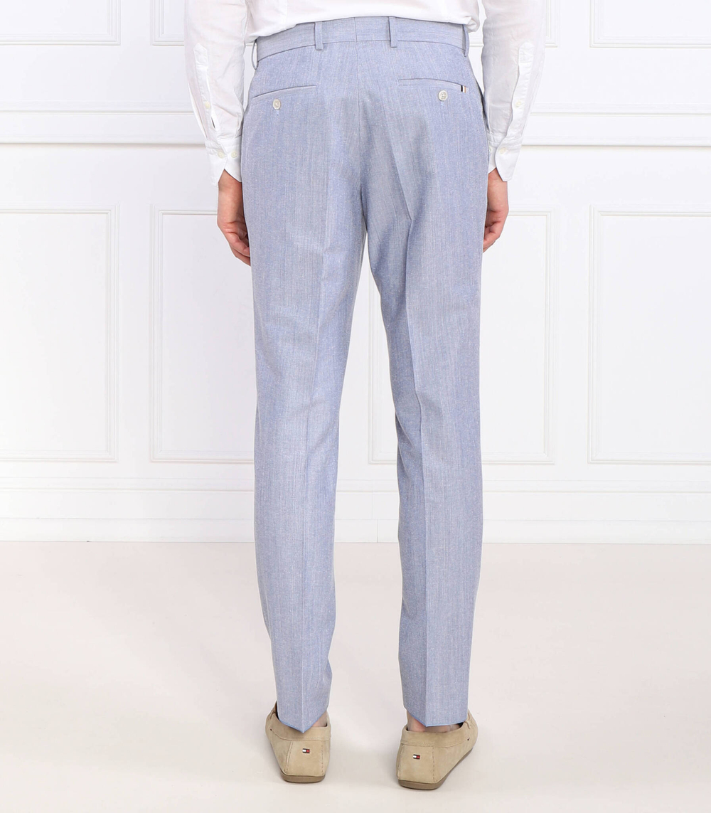 Брюки H-Genius-224 BOSS BLACK - голубой(50489421)