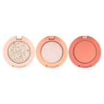 Kaja, Beauty Bento, трио сияющих и матовых теней для век, оттенок 16 персиковый, 4,1 г (0,14 унции)