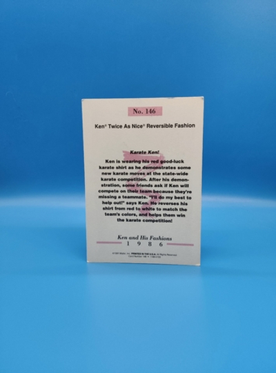 Аксессуар винтажная карточка Барби 90х 03979