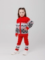 Кофта вязаная на молнии "Северное сияние"