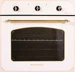 Электрический духовой шкаф Electronicsdeluxe 6006.03-001 (топленое молоко,ручки золото)