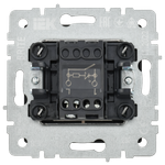 BRITE Выключатель 1-клавишный с индикацией 10А ВС10-1-1-БрТБ темная бронза IEK