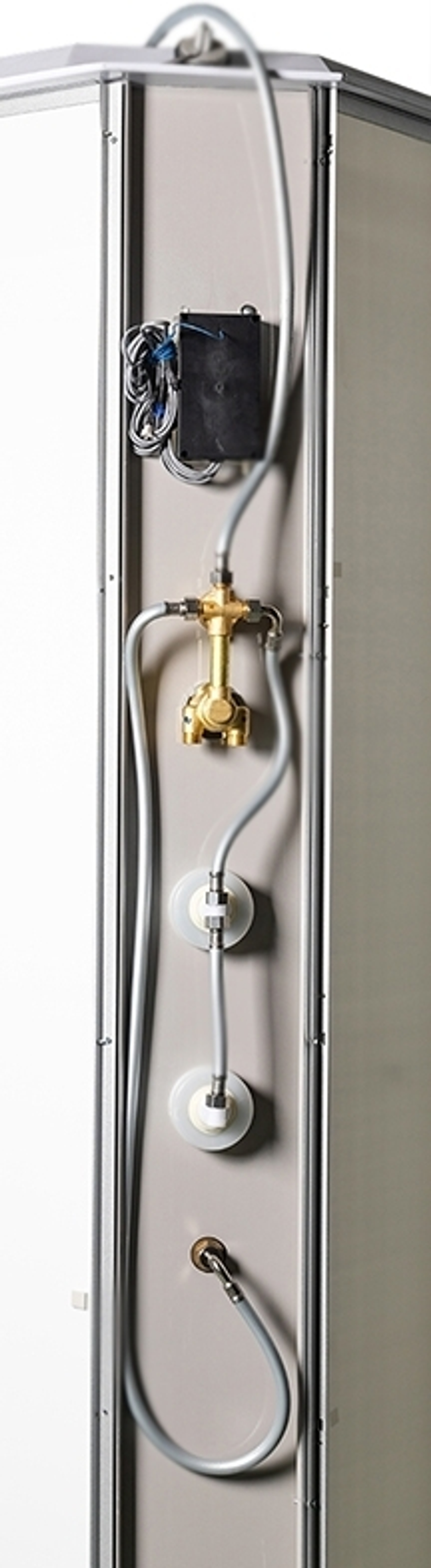 Душевой бокс WeltWasser WW500 Emmer 13555 135x135 10000003290 профиль Хром стекло прозрачное