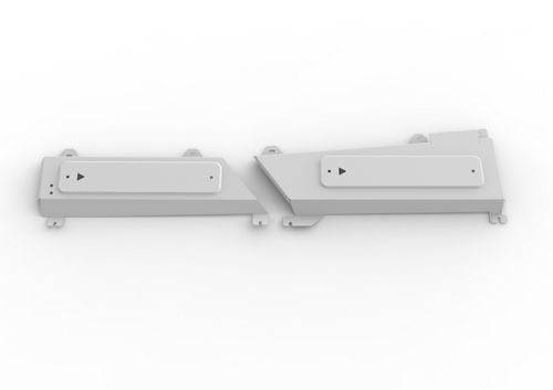 Защита трубок кондиционера Rival для Jetour X90 Plus РКПП FWD 2023-н.в., алюминий 3 мм, с крепежом, штампованная, 333.0940.1