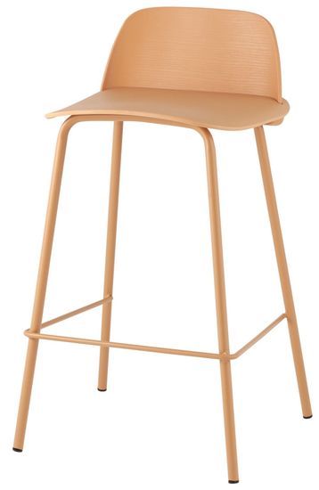 Стул полубарный Mist желтый