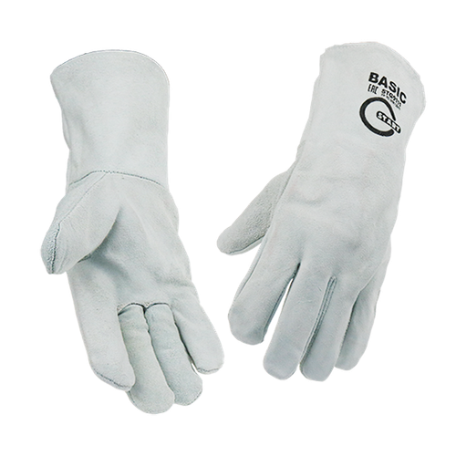 Краги спилковые START Basic (серые)