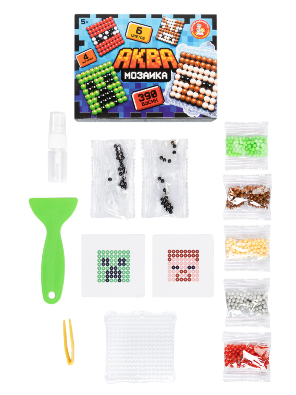 Аквамозаика ПИКСЕЛЬНЫЙ МИР 6 цв/390 эл