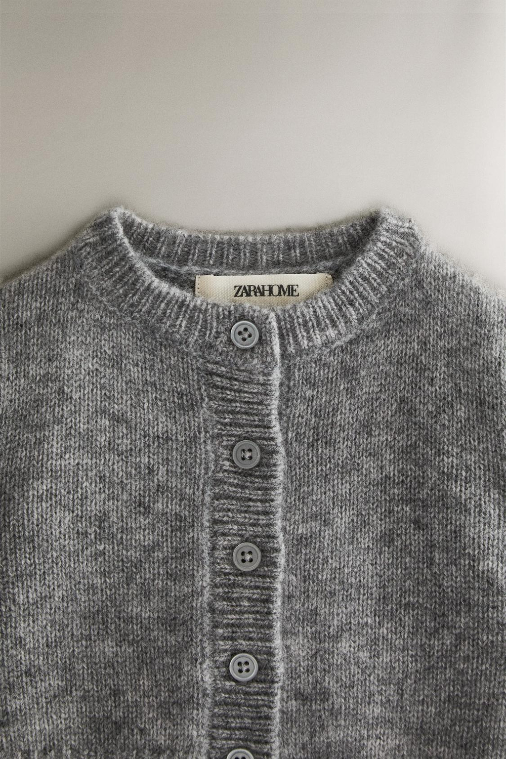 ZARA HOME КАШЕМИРОВЫЙ КАРДИГАН, СЕРЫЙ