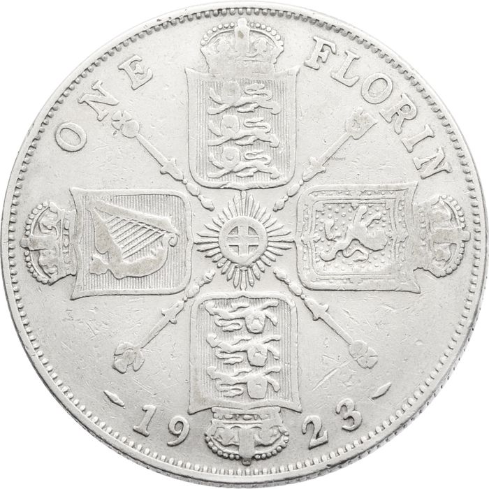 2 шиллинга (флорин) 1923 Великобритания