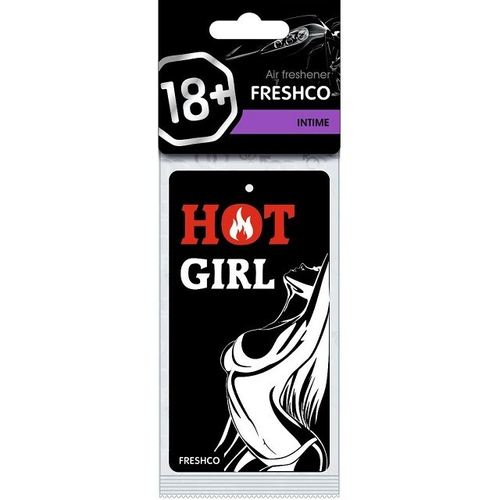 FRESHCO Ароматизатор Елочка "18+", с ароматом Интим