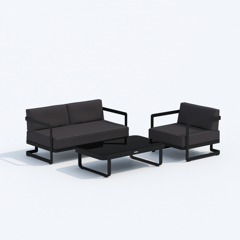 Лаунж зона Ideal Patio СИЛЕНА антрацит - каркас карбон