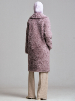 Шуба женская чебурашка тедди эко