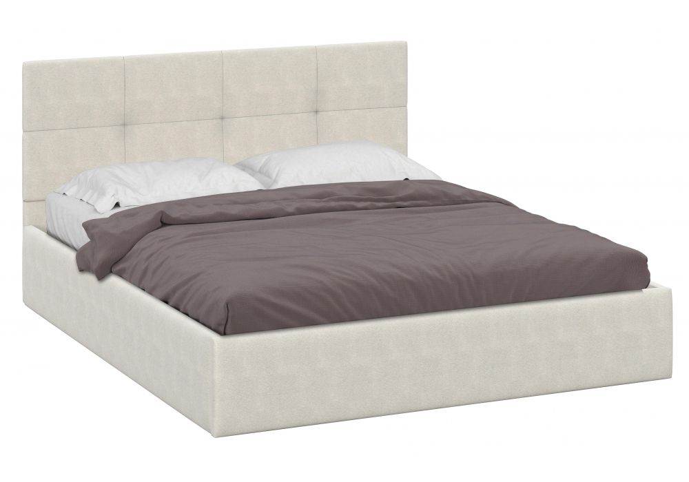 Двуспальная кровать Манака 160х200 бежевая