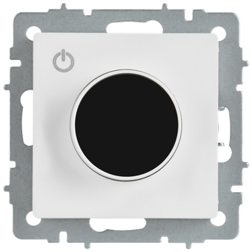 BRITE Термостат электронный с индикацией ТС10-1-БрАБ арктический белый IEK