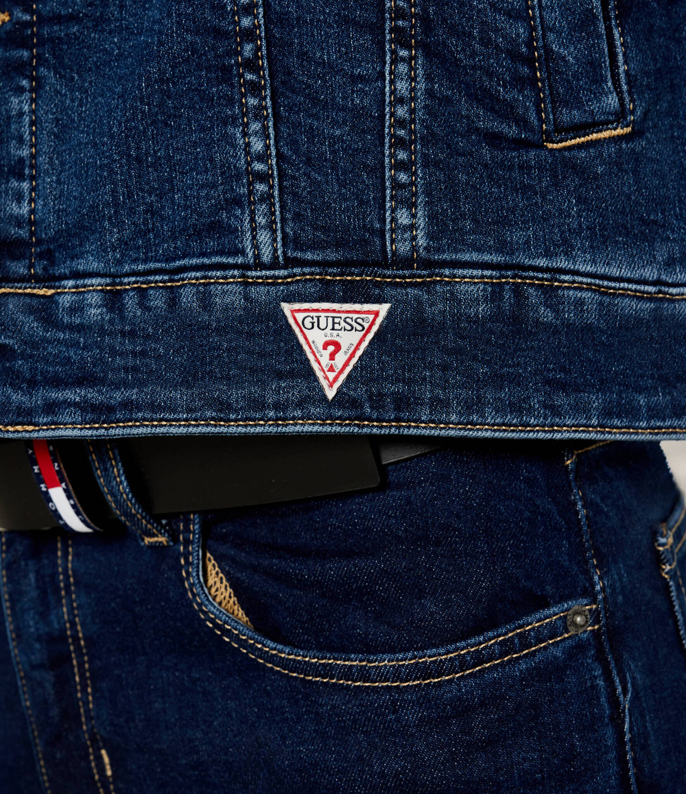 Джинсовая куртка Guess Jeans - голубой(M4YN33 D5DM3)