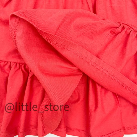 Платье хлопковое, Красное