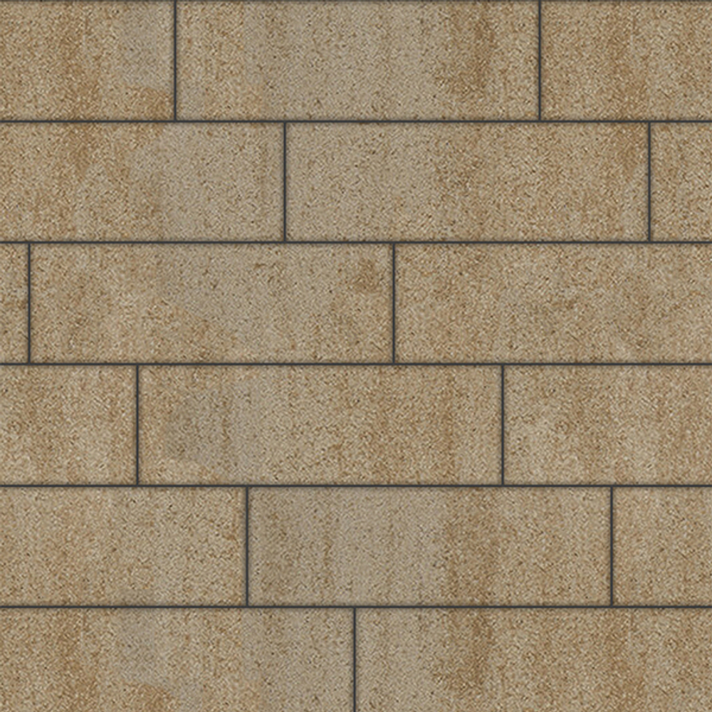 Тротуарная плитка ПРЯМОУГОЛЬНИК 750х250 мм - Искусственный камень Степняк