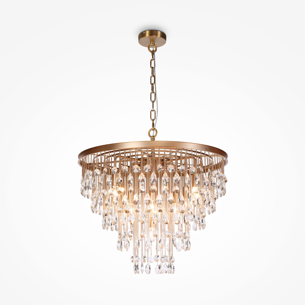 Подвесная люстра Maytoni Linn MOD091PL-09G