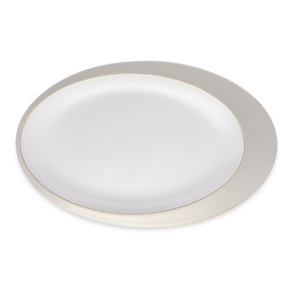 Блюдо овальное 38см Narumi Золотая паутина