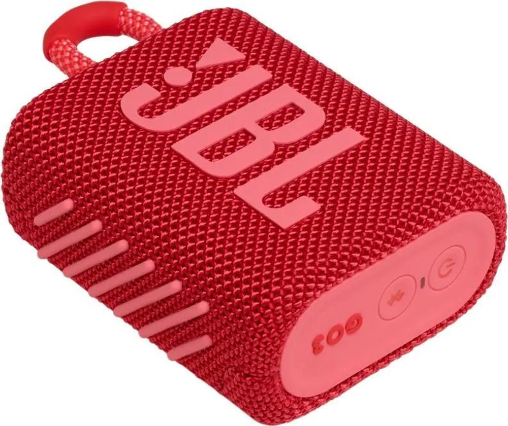 Колонка портативная JBL GO 3, 4.2Вт, красный [jblgo3red]
