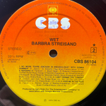Barbra Streisand ‎– Wet (Голландия 1979г.)