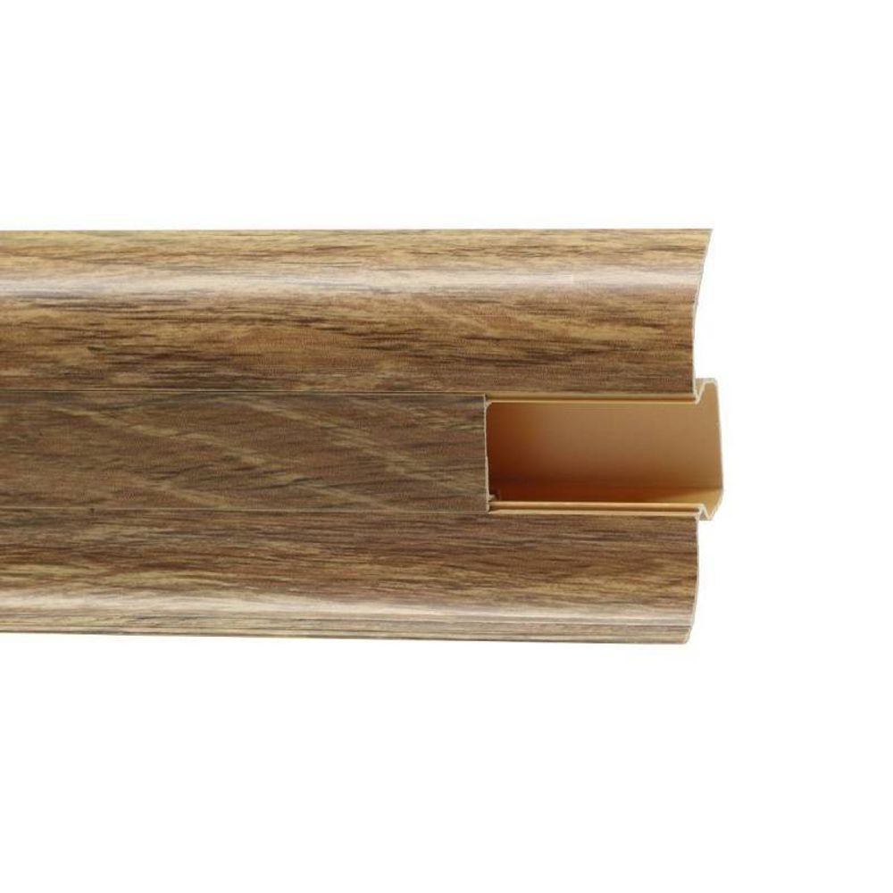 Пластиковый плинтус Royce 58 мм (2200x58x20) 804 Дуб Викторианский