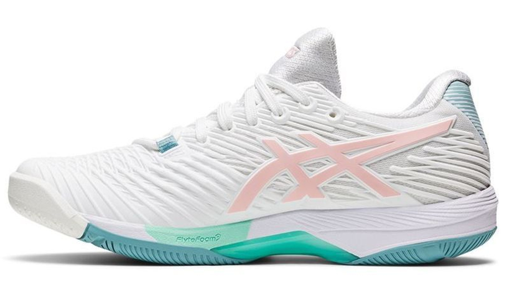 Женские Кроссовки теннисные Asics Solution Speed FF 2 - white/frosted rose