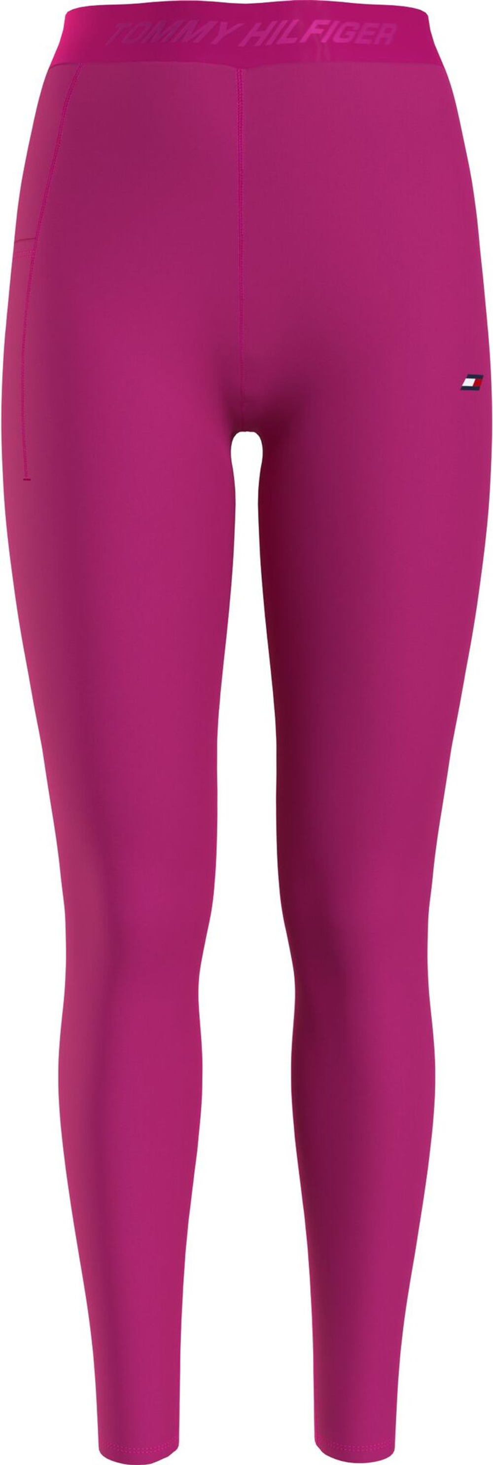Леггинсы Tommy Hilfiger HW Branded Tape Ess Legging - eccentric magenta