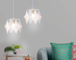 Подвесной светильник в стиле лофт TR8420 WH/GD белый/золото E14 max 40W D285*1000