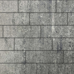 Тротуарная плитка ПРЯМОУГОЛЬНИК 750х250 мм - Искусственный камень Шунгит