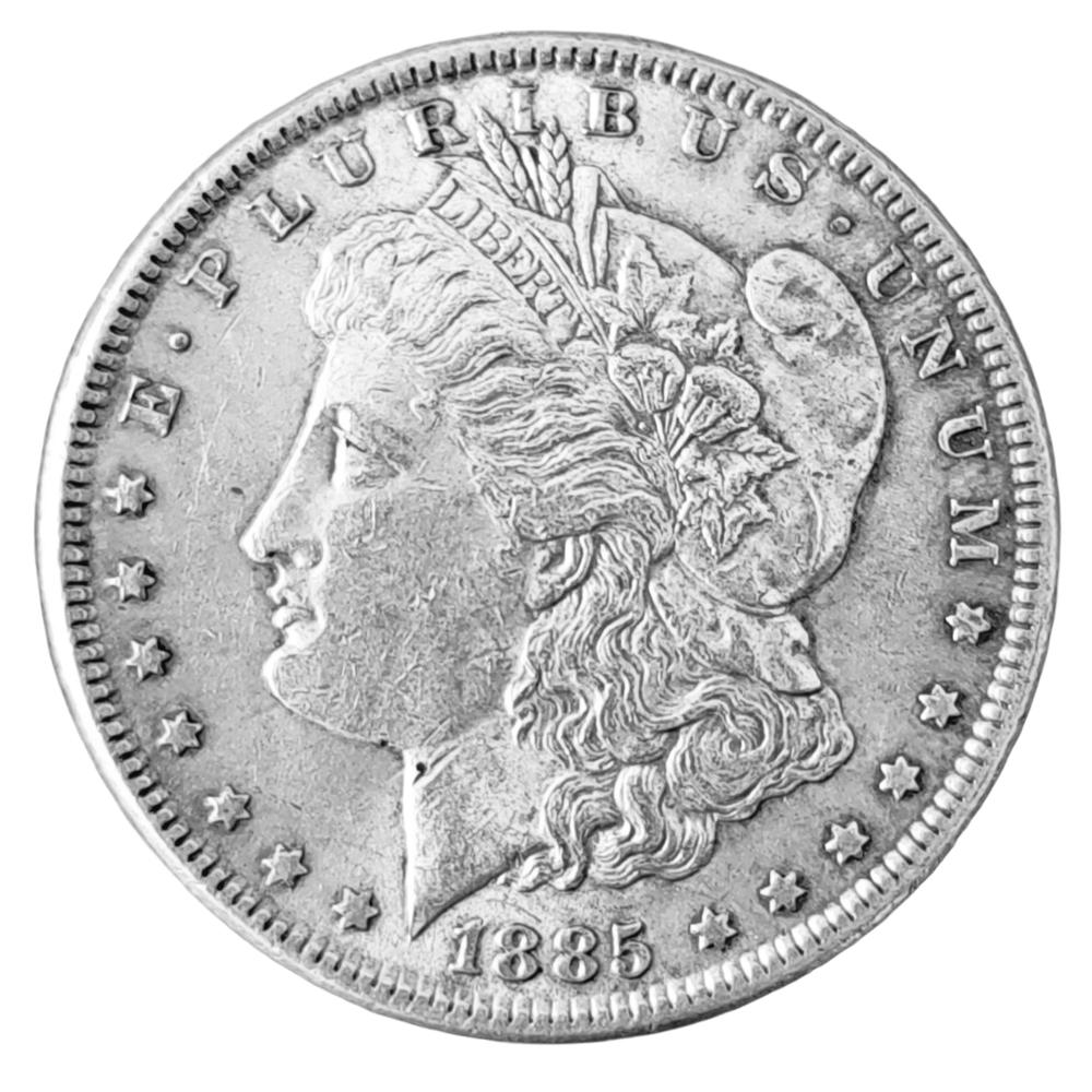 Монета 1 доллар (dollar) 1885 год "Моргана" США
