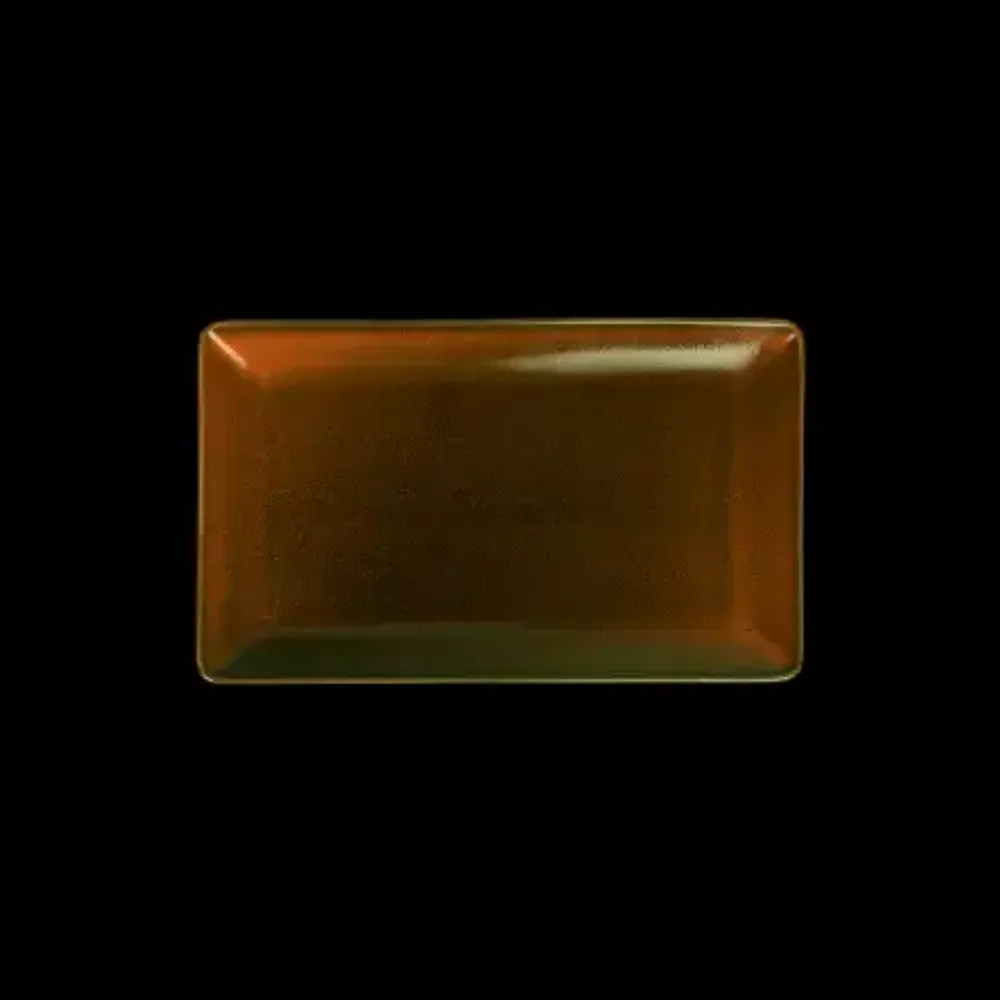 БЛЮДО прямоугольное 9&quot; 230х135х20мм, оранжевый &quot;Corone Cocorita&quot;