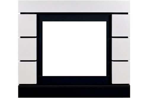 Портал Royal Flame Modern CRM (Разборный) - Белый с черным