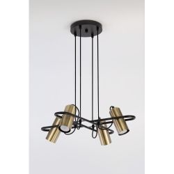 Светильник подвесной (подвес) Rivoli Elfriede 3101-304 4 * GU10 25 Вт модерн потолочный