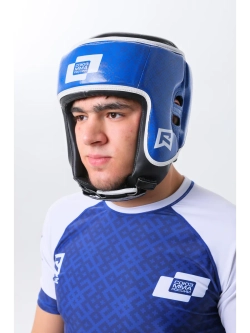 Профессиональный шлем из эко кожи для тренировок