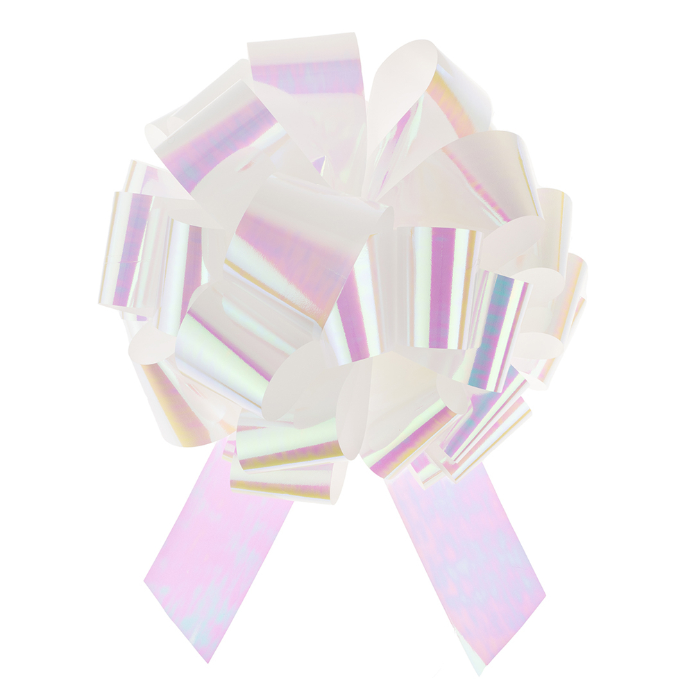 Бант-шар «Северное сияние», белый хамелеон, 21 см / 36 см