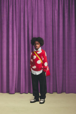 ZARA X DISNEY ДЖЕМПЕР В ГОРОШЕК, КРАСНЫЙ