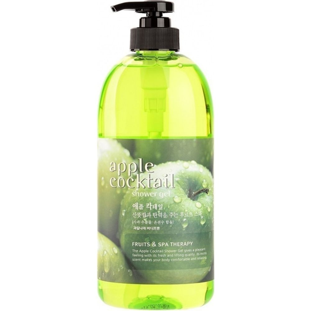 Гель для душа с ароматом зеленого яблока KWAILNARA Body Phren Shower Gel Apple Cocktail 732 гр