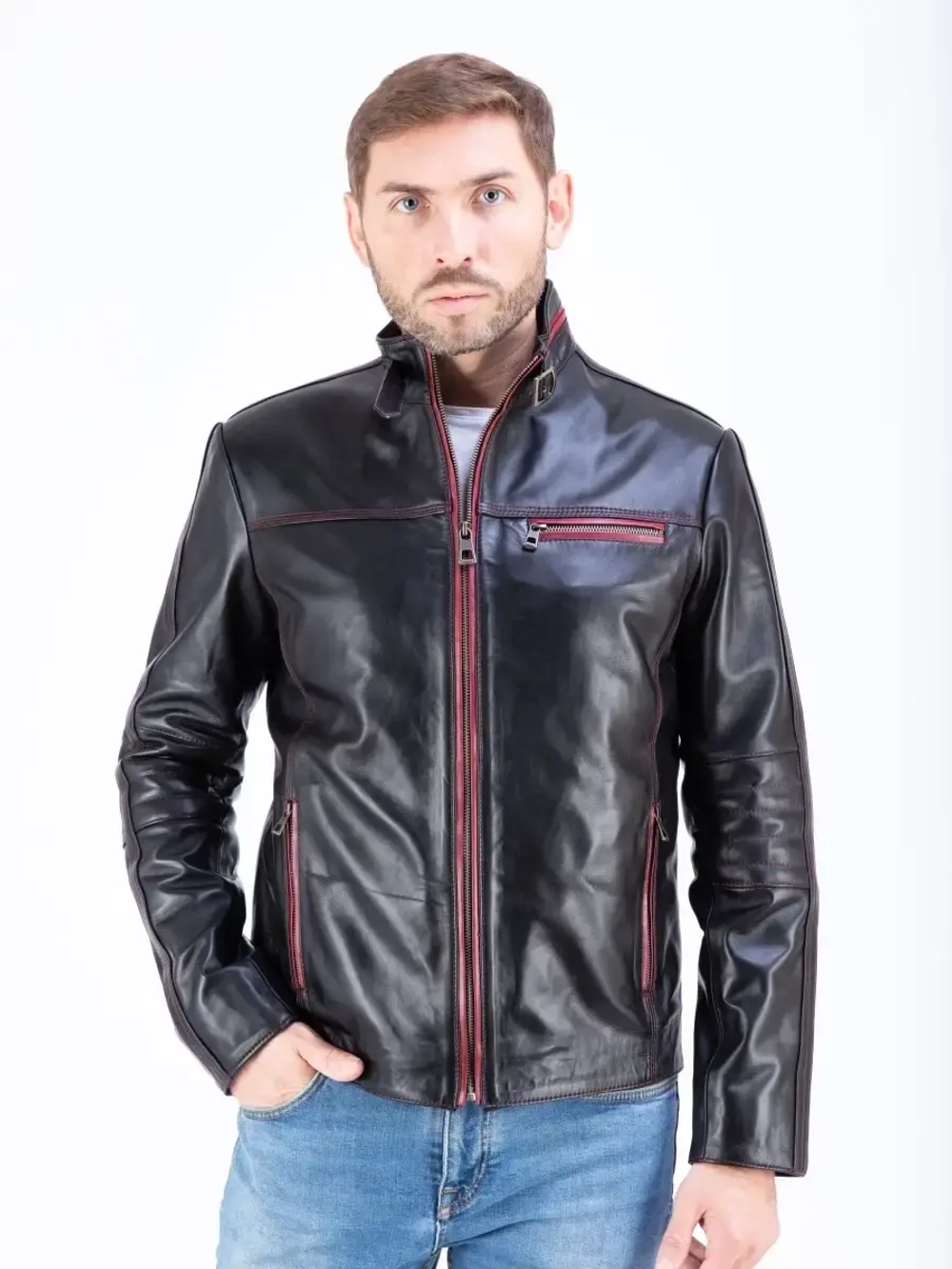 Куртка мужская из натуральной кожи
